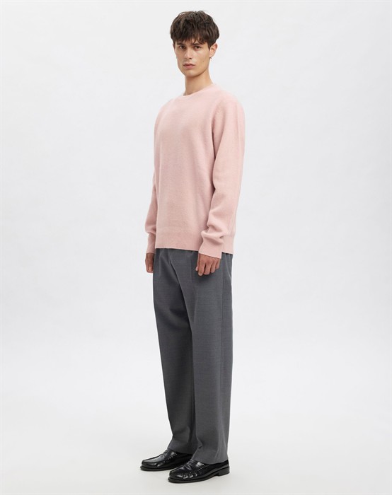 ANRRagi Knit Wool Crew Neck Strik